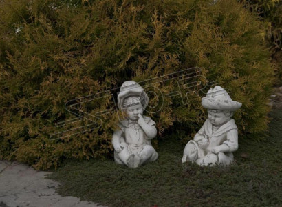 Kind Büste Skulptur Design Figur Statue Garten Figuren Statuen